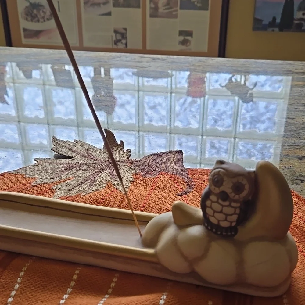 THUN Owl Incense Holder with Stick - Picture 10 of 12
